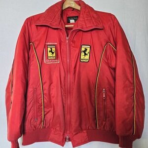 VTG 80's FERRARI Club Of America Bomber Jacket Beverly Hills Motorsport Rare M